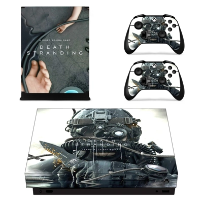 Death Stranding decal skin for Xbox one X Console and 2 Co.. Death Stranding decal skin for Xbox one X Console and 2 Co..