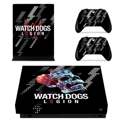 Watch Dogs legion decal skin for Xbox one X Console and 2 .. Watch Dogs legion decal skin for Xbox one X Console and 2 ..