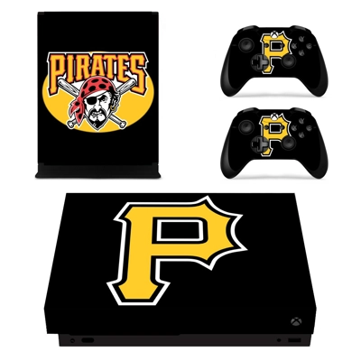 Pittsburgh Pirates decal skin for Xbox one X Console and 2..