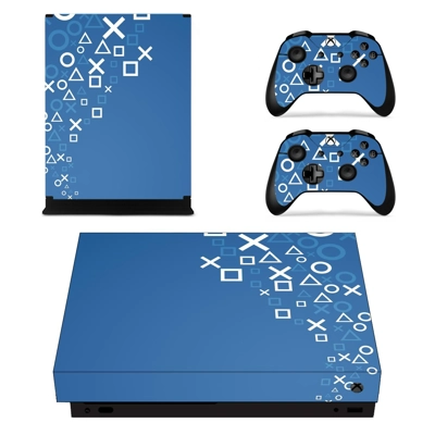 Game Pad abstraction decal skin for Xbox one X Console and..