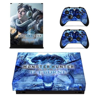 Monster Hunter World iceborne decal skin for Xbox one X Co..