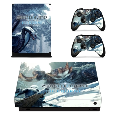 Monster Hunter World iceborne decal skin for Xbox one X Co..