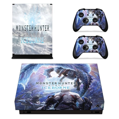 Monster Hunter World iceborne decal skin for Xbox one X Co..