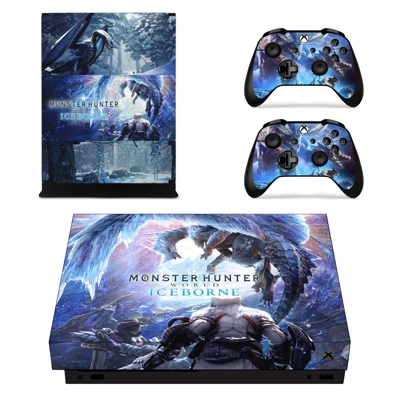Monster Hunter World iceborne decal skin for Xbox one X Co..