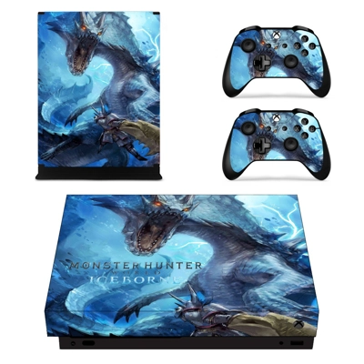 Monster Hunter World iceborne decal skin for Xbox one X Co..