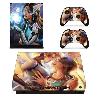 Overwatch decal skin for Xbox one X Console and 2 Controll.. Overwatch decal skin for Xbox one X Console and 2 Controll..
