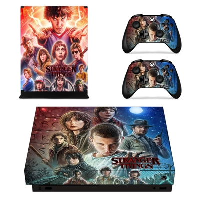 Stranger Things decal skin for Xbox one X Console and 2 Co.. Stranger Things decal skin for Xbox one X Console and 2 Co..