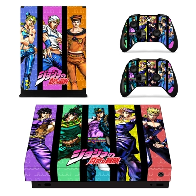 9th jojo decal skin for Xbox one X Console and 2 Controllers 9th jojo decal skin for Xbox one X Console and 2 Controllers