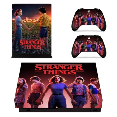 Stranger Things decal skin for Xbox one X Console and 2 Co.. Stranger Things decal skin for Xbox one X Console and 2 Co..