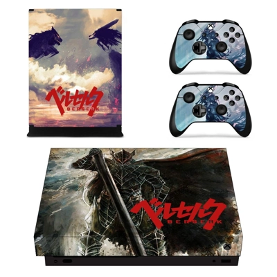 Berserk decal skin for Xbox one X Console and 2 Controllers Berserk decal skin for Xbox one X Console and 2 Controllers