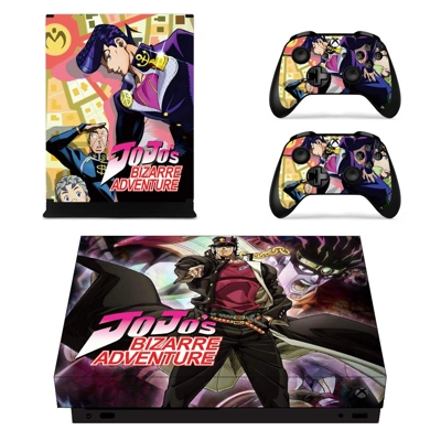 JoJo's Bizarre Adventure decal skin for Xbox one X Console and 2 Controllers