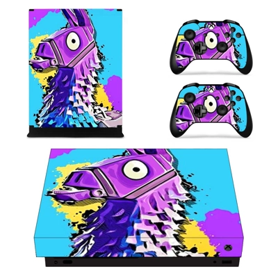 Fortnite decal skin for Xbox one X Console and 2 Controllers Fortnite decal skin for Xbox one X Console and 2 Controllers