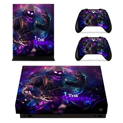 Fortnite decal skin for Xbox one X Console and 2 Controllers