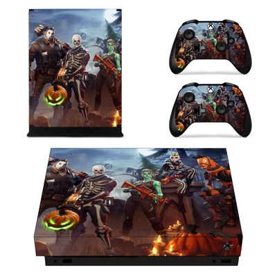 Fortnite decal skin for Xbox one X Console and 2 Controllers Fortnite decal skin for Xbox one X Console and 2 Controllers