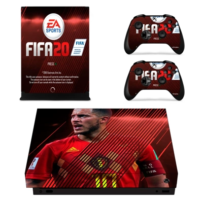 FIFA 20 decal skin for Xbox one X Console and 2 Controllers FIFA 20 decal skin for Xbox one X Console and 2 Controllers