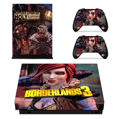 Borderlands 3 decal skin for Xbox one X Console and 2 Cont.. Borderlands 3 decal skin for Xbox one X Console and 2 Cont..