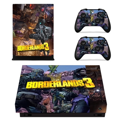 Borderlands 3 decal skin for Xbox one X Console and 2 Cont.. Borderlands 3 decal skin for Xbox one X Console and 2 Cont..