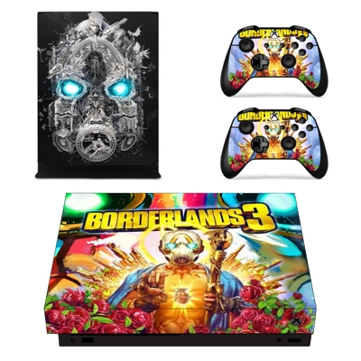 Borderlands 3 decal skin for Xbox one X Console and 2 Cont.. Borderlands 3 decal skin for Xbox one X Console and 2 Cont..