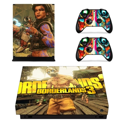 Borderlands 3 decal skin for Xbox one X Console and 2 Cont.. Borderlands 3 decal skin for Xbox one X Console and 2 Cont..