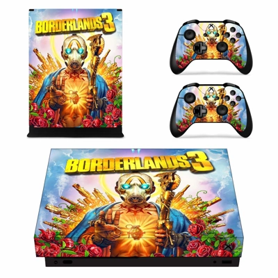 Borderlands 3 decal skin for Xbox one X Console and 2 Cont.. Borderlands 3 decal skin for Xbox one X Console and 2 Cont..