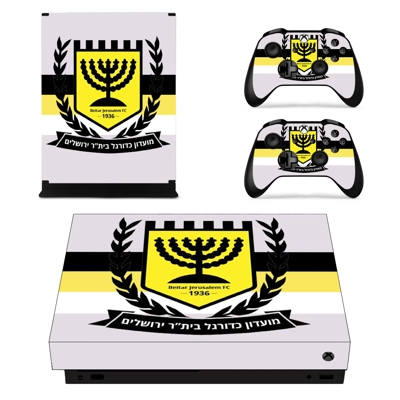 Beitar Jerusalem FC decal skin for Xbox one X Console and .. Beitar Jerusalem FC decal skin for Xbox one X Console and ..