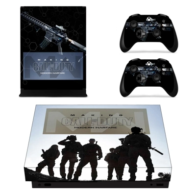 Modern Warfare decal skin for Xbox one X Console and 2 Con.. Modern Warfare decal skin for Xbox one X Console and 2 Con..