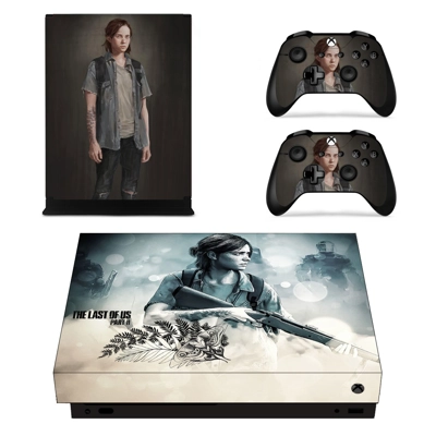 The Last of us 2 decal skin for Xbox one X Console and 2 C.. The Last of us 2 decal skin for Xbox one X Console and 2 C..