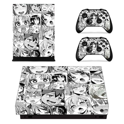 Anime Ahegao Girl decal skin for Xbox one X Console and 2 .. Anime Ahegao Girl decal skin for Xbox one X Console and 2 ..