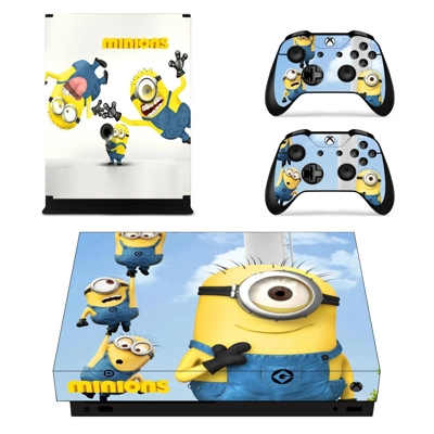 Minions decal skin for Xbox one X Console and 2 Controllers Minions decal skin for Xbox one X Console and 2 Controllers