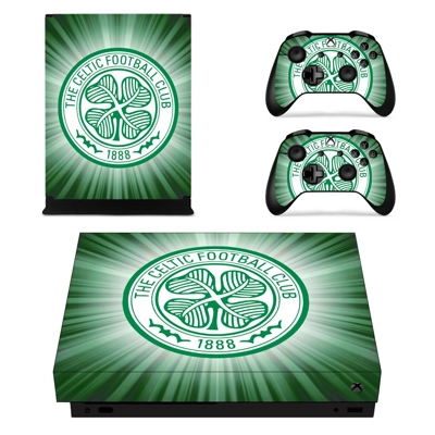 The Celtic Football Club decal skin for Xbox one X Console.. The Celtic Football Club decal skin for Xbox one X Console..