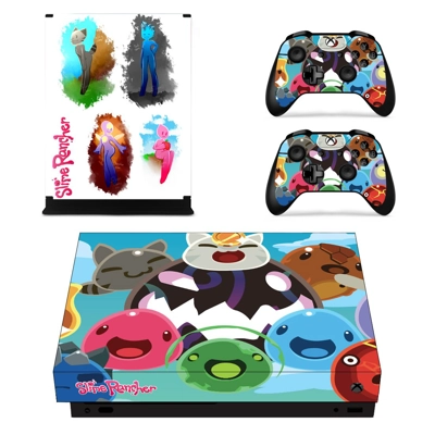 Slime Rancher decal skin for Xbox one X Console and 2 Cont.. Slime Rancher decal skin for Xbox one X Console and 2 Cont..
