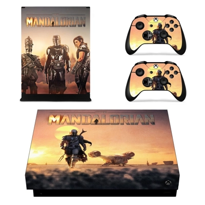 The Mandalorian decal skin for Xbox one X Console and 2 Co.. The Mandalorian decal skin for Xbox one X Console and 2 Co..
