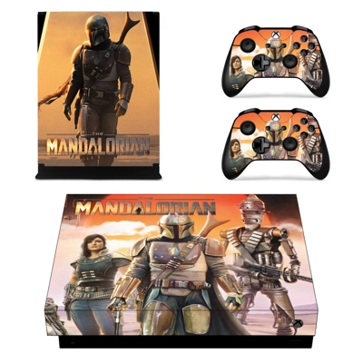 The Mandalorian decal skin for Xbox one X Console and 2 Co.. The Mandalorian decal skin for Xbox one X Console and 2 Co..