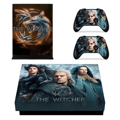 The Wicther decal skin for Xbox one X Console and 2 Controllers