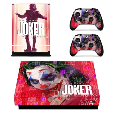 Joker Joaquin Phoenix decal skin for Xbox one X Console an.. Joker Joaquin Phoenix decal skin for Xbox one X Console an..