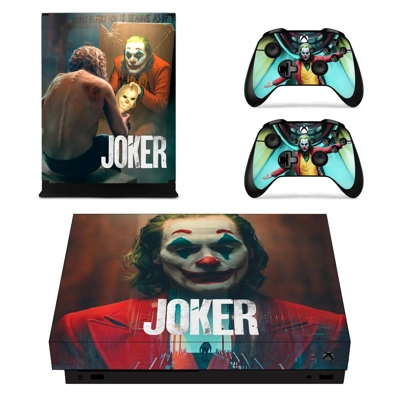 Joker Joaquin Phoenix decal skin for Xbox one X Console an.. Joker Joaquin Phoenix decal skin for Xbox one X Console an..