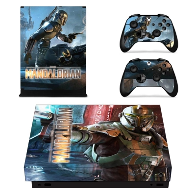 The Mandalorian decal skin for Xbox one X Console and 2 Co.. The Mandalorian decal skin for Xbox one X Console and 2 Co..