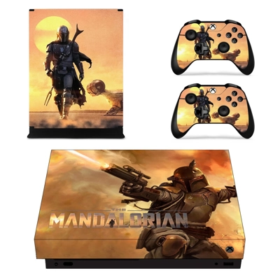 The Mandalorian decal skin for Xbox one X Console and 2 Co.. The Mandalorian decal skin for Xbox one X Console and 2 Co..