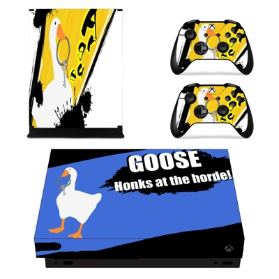 Untitled Goose Game decal skin for Xbox one X Console and .. Untitled Goose Game decal skin for Xbox one X Console and ..