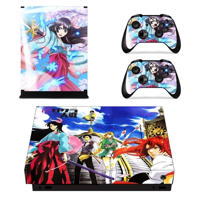 Sakura Wars decal skin for Xbox one X Console and 2 Contro.. Sakura Wars decal skin for Xbox one X Console and 2 Contro..