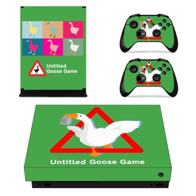 Untitled Goose Game decal skin for Xbox one X Console and .. Untitled Goose Game decal skin for Xbox one X Console and ..