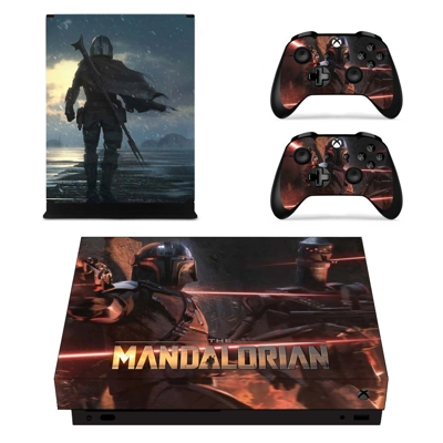 The Mandalorian decal skin for Xbox one X Console and 2 Co.. The Mandalorian decal skin for Xbox one X Console and 2 Co..