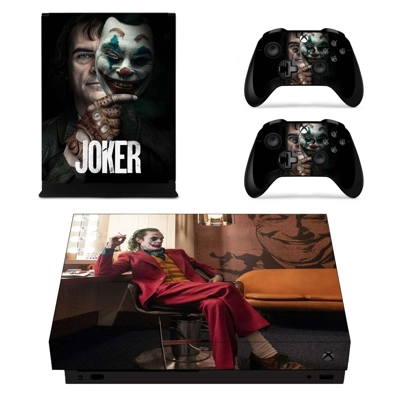 The Joker decal skin for Xbox one X Console and 2 Controll.. The Joker decal skin for Xbox one X Console and 2 Controll..