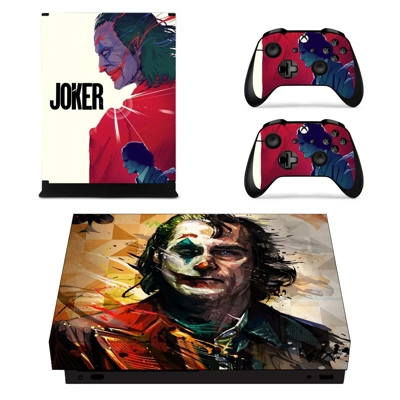 The Joker decal skin for Xbox one X Console and 2 Controll.. The Joker decal skin for Xbox one X Console and 2 Controll..