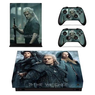 The Wicther decal skin for Xbox one X Console and 2 Controllers