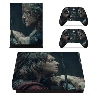 The Wicther decal skin for Xbox one X Console and 2 Contro.. The Wicther decal skin for Xbox one X Console and 2 Contro..