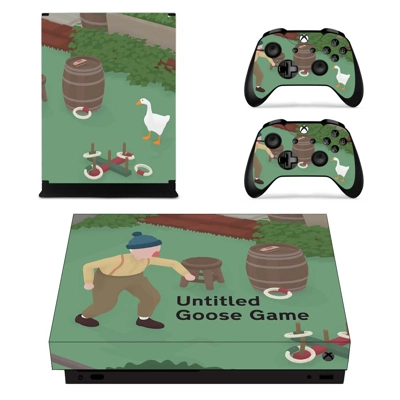 Untitled Goose Game decal skin for Xbox one X Console and .. Untitled Goose Game decal skin for Xbox one X Console and ..