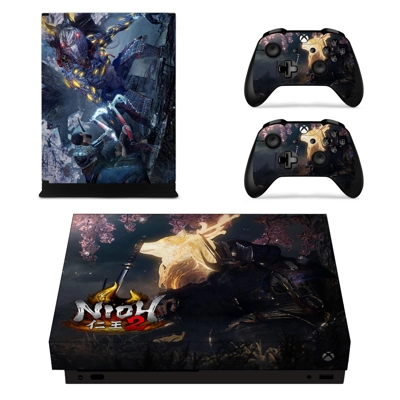 Nioh 2 decal skin for Xbox one X Console and 2 Controllers Nioh 2 decal skin for Xbox one X Console and 2 Controllers