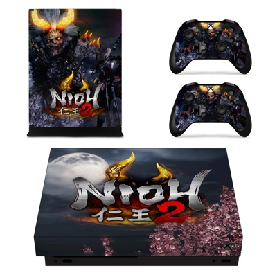 Nioh 2 decal skin for Xbox one X Console and 2 Controllers Nioh 2 decal skin for Xbox one X Console and 2 Controllers