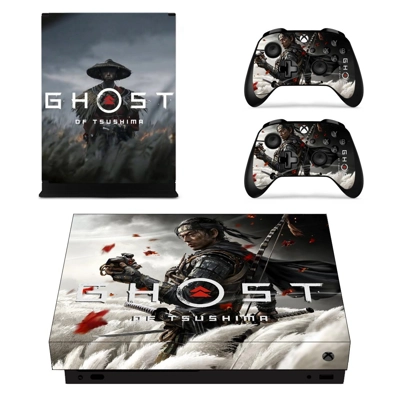 Ghost of Tsushima decal skin for Xbox one X Console and 2 .. Ghost of Tsushima decal skin for Xbox one X Console and 2 ..